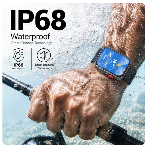 VERVOS LC80 Smart Watch for Men Women, 1.83" HD Touch Screen Fitness Tracker with Bluetooth Call, Heart Rate Sleep Blood Oxygen Monitor, 100+ Sport Modes, IP68 Waterproof Watch for Android iOS